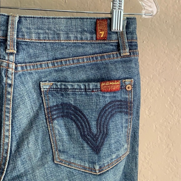 7 For All Mankind Hefner Skinny Stretch Straight Leg jeans - Picture 5 of 7